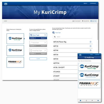 My KuriCrimp Web app