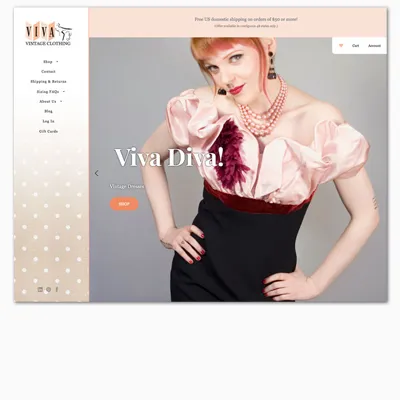 Viva Vintage website